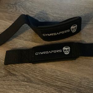 Black Gym Reapers lifting straps